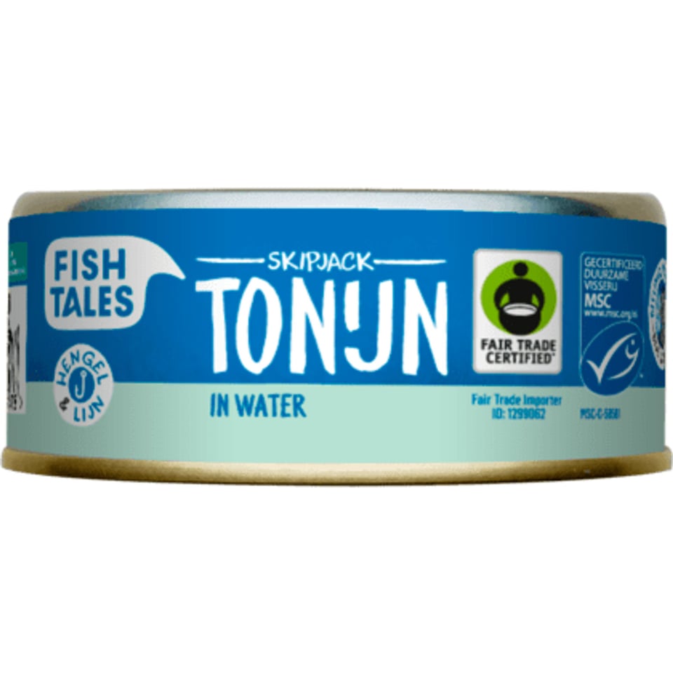 Fish Tales Skipjack Tonijn in Water MSC