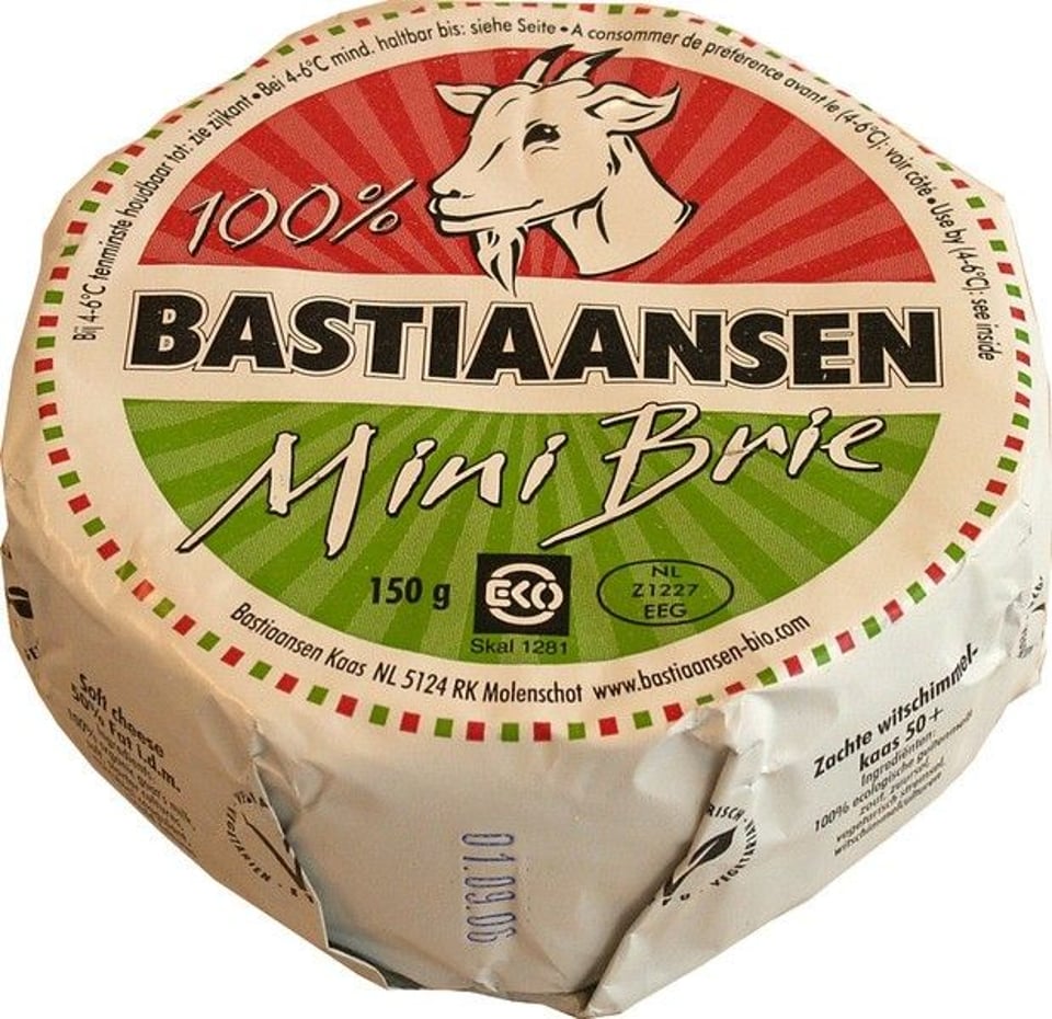 Bastiaansen Mini Brie Geitenkaas 50+ 150 Gr