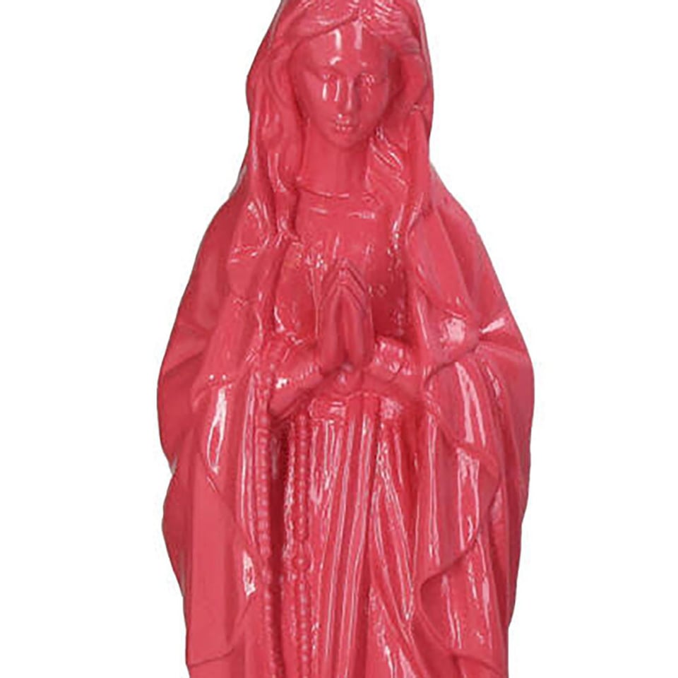 Beeld Maria Fuchsia Polystone 15x48cm