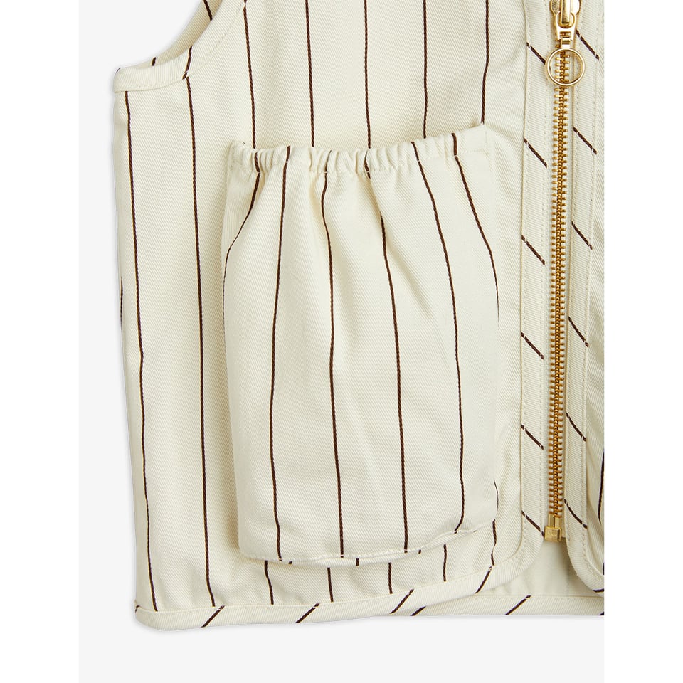 Mini Rodini Owl Embroidered Utility Vest