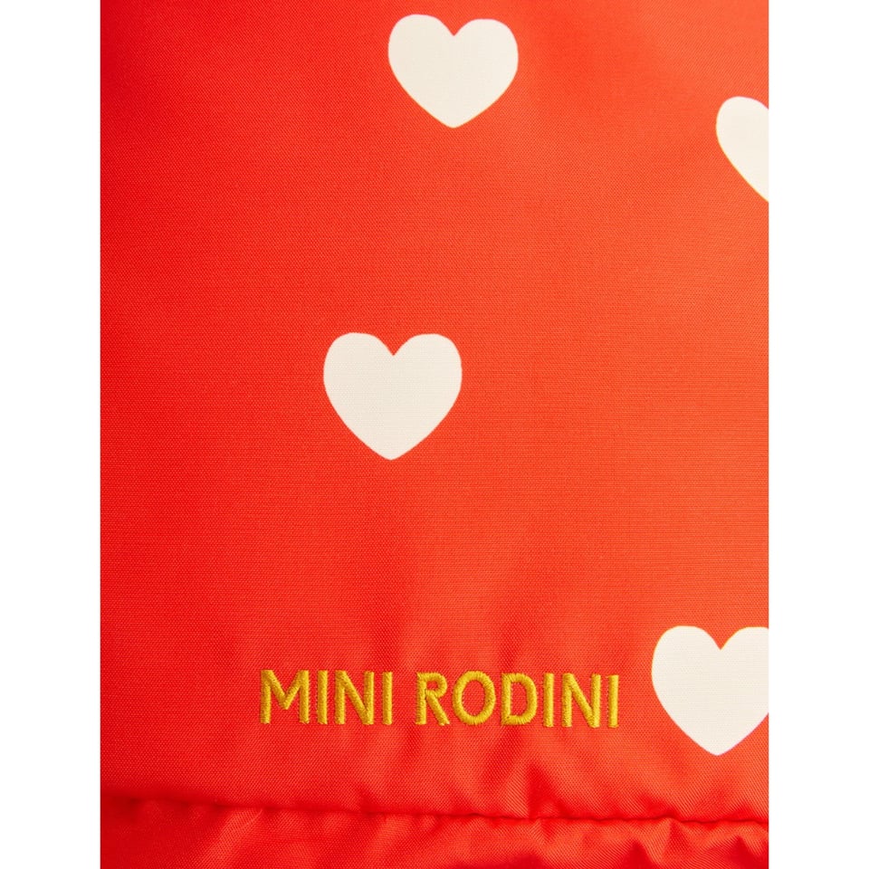 Mini Rodini Hearts Aop Backpack Red