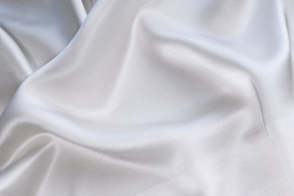 White Silk Satin Pillowcase
