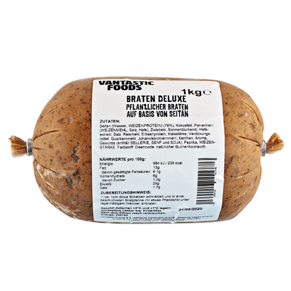 Vantastic Foods Vegan Vantastic Braadstuk Deluxe 1kg