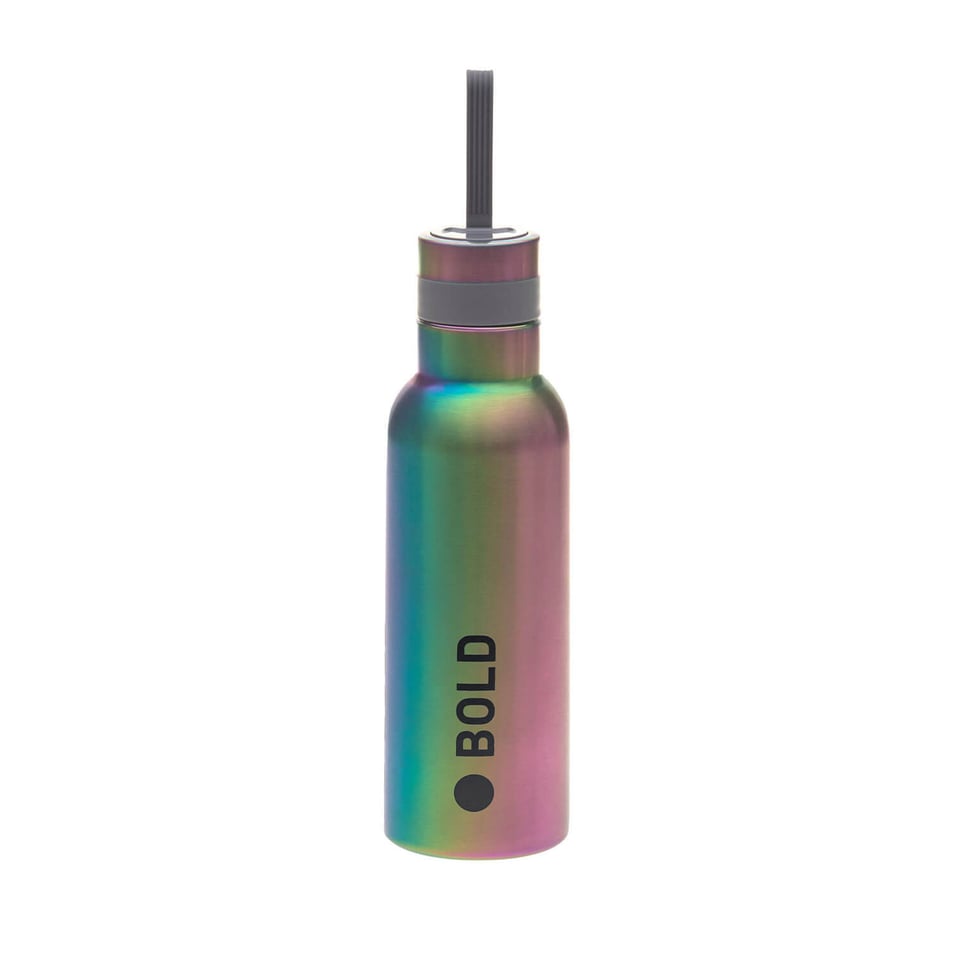 LÄSSIG Water Bottle, Stainless Steel 