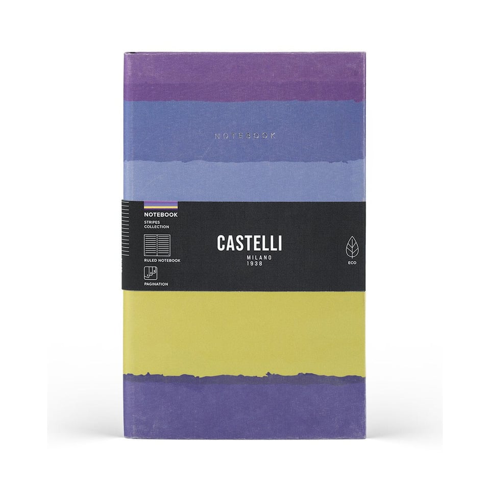 Notebook Castelli - Stripes Collection Eco