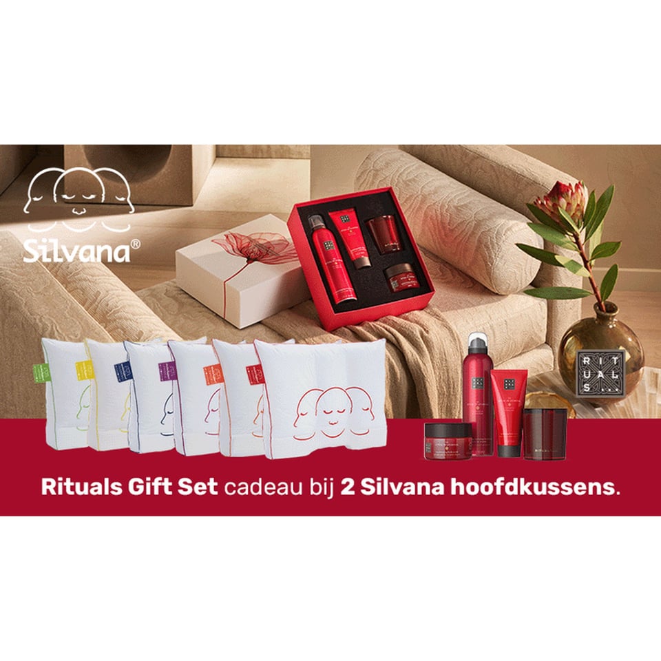 Silvana Support Hoofdkussen Set Met Gratis Rituals Gift Set