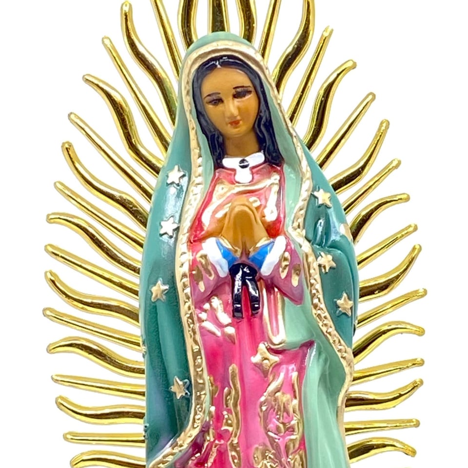 Beeld Maria De Guadalupe Mexico Multicolor 37cm