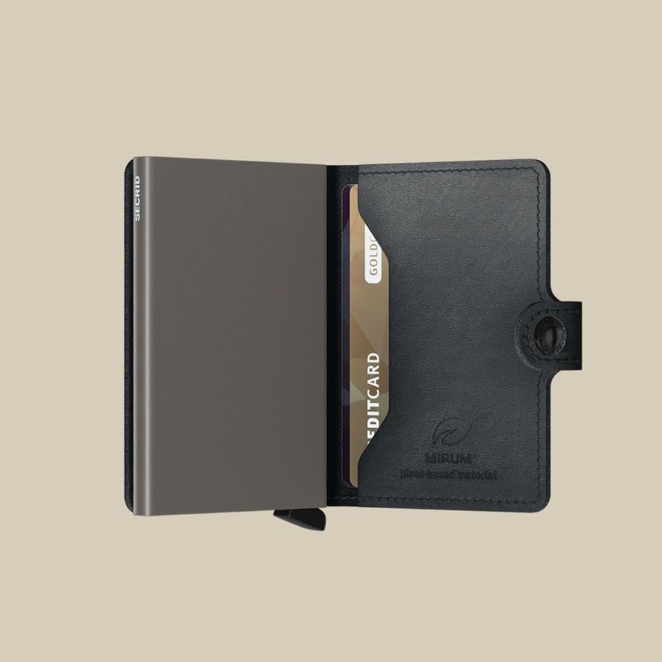 Mini Wallet vegan leer met cardprotector - Secrid