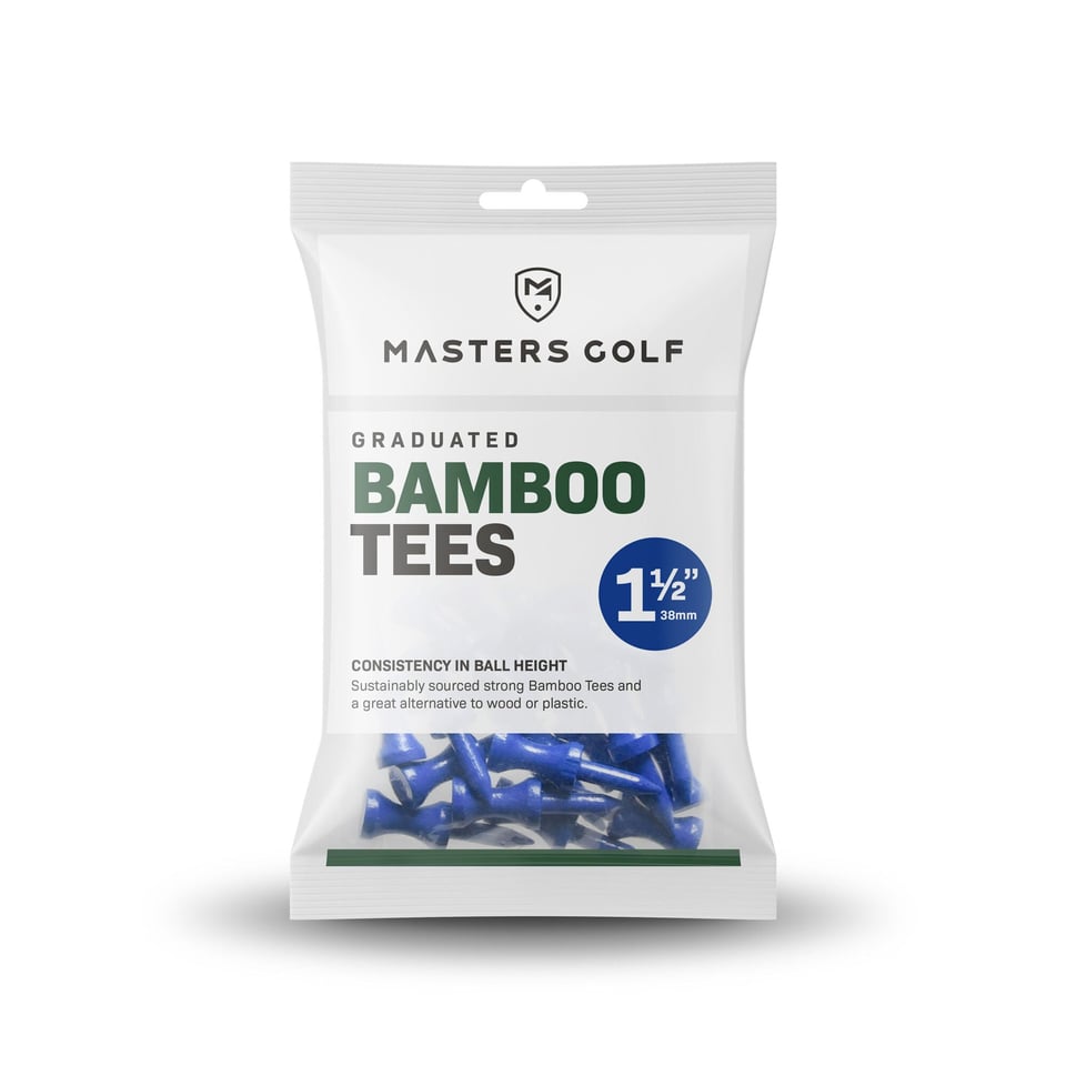 Masters Golf BAMBOO TEES 38 mm BLAUW - BLAUW