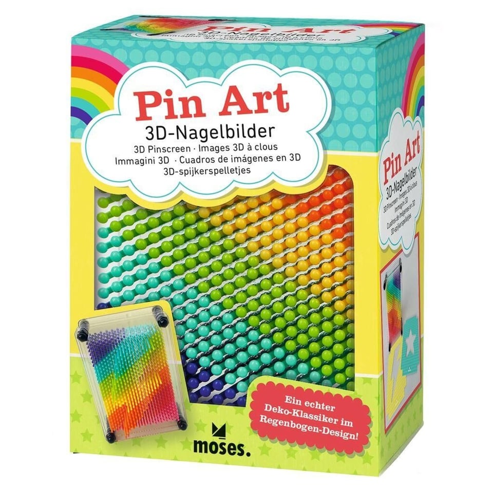 Moses Pin Art 3D Regenboog