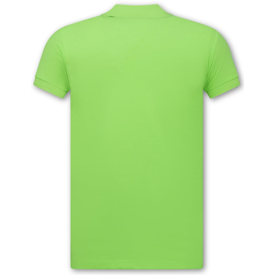 Poloshirt Heren - Heren Poloshirts Korte Mouw - Polo Heren - Slim Fit - A150 - Geel