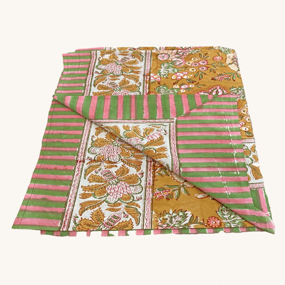 Plaid & Kleed Marigold Katoen 220x140cm