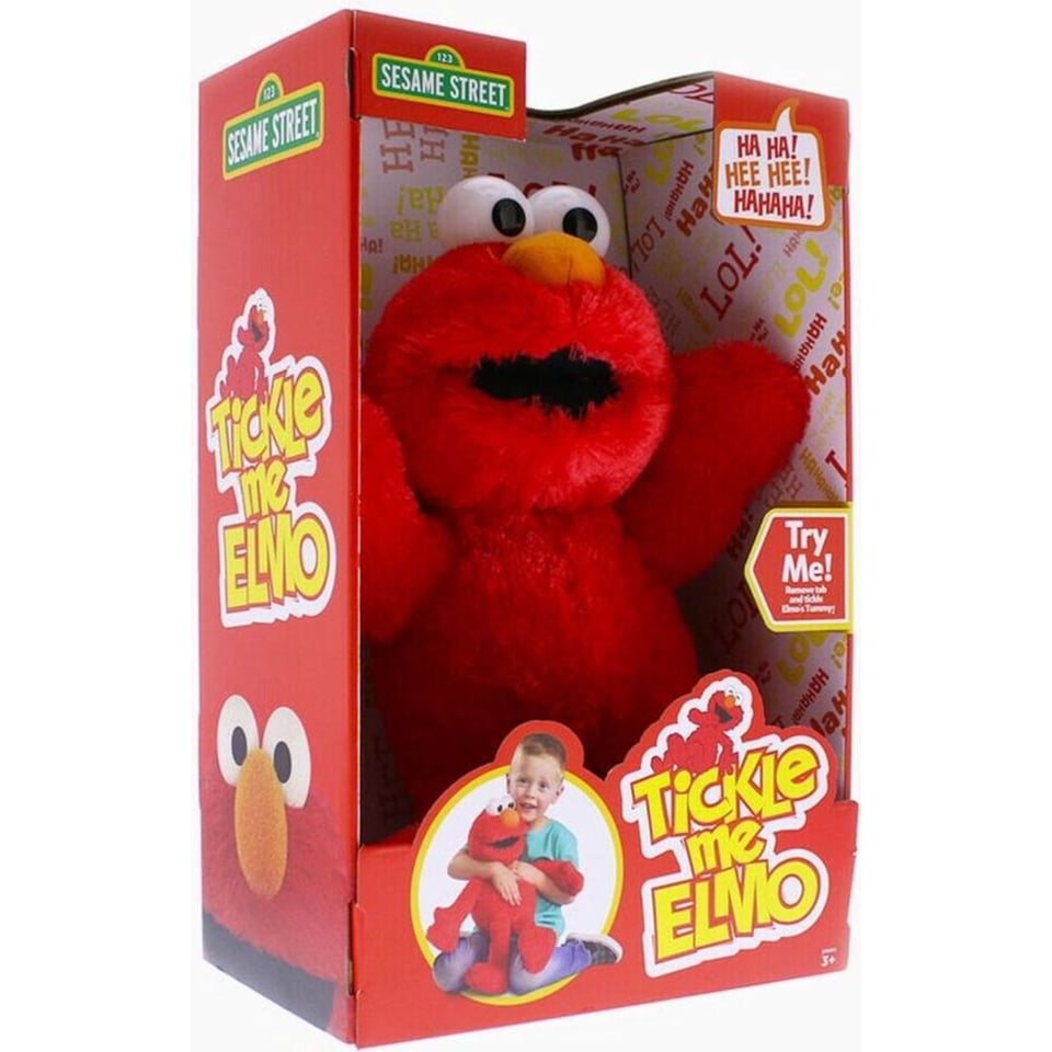 Elmo Pluche Knuffel Kietel Me