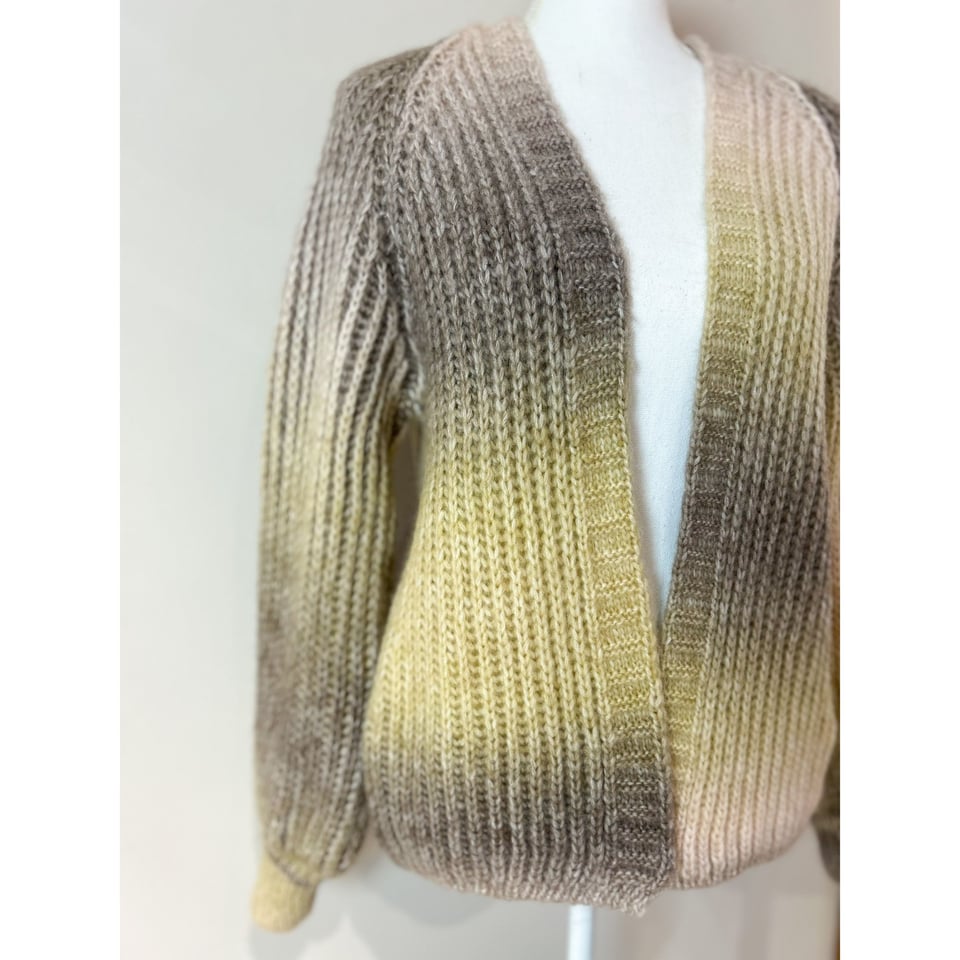 Parisien knit Cardigan - Beige melange - OneSize