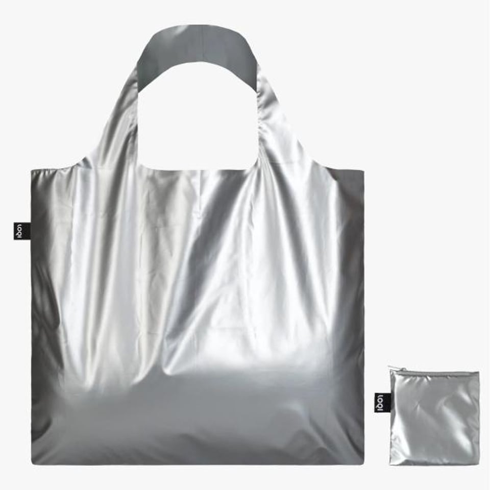 Loqi Metalic Siver Bag