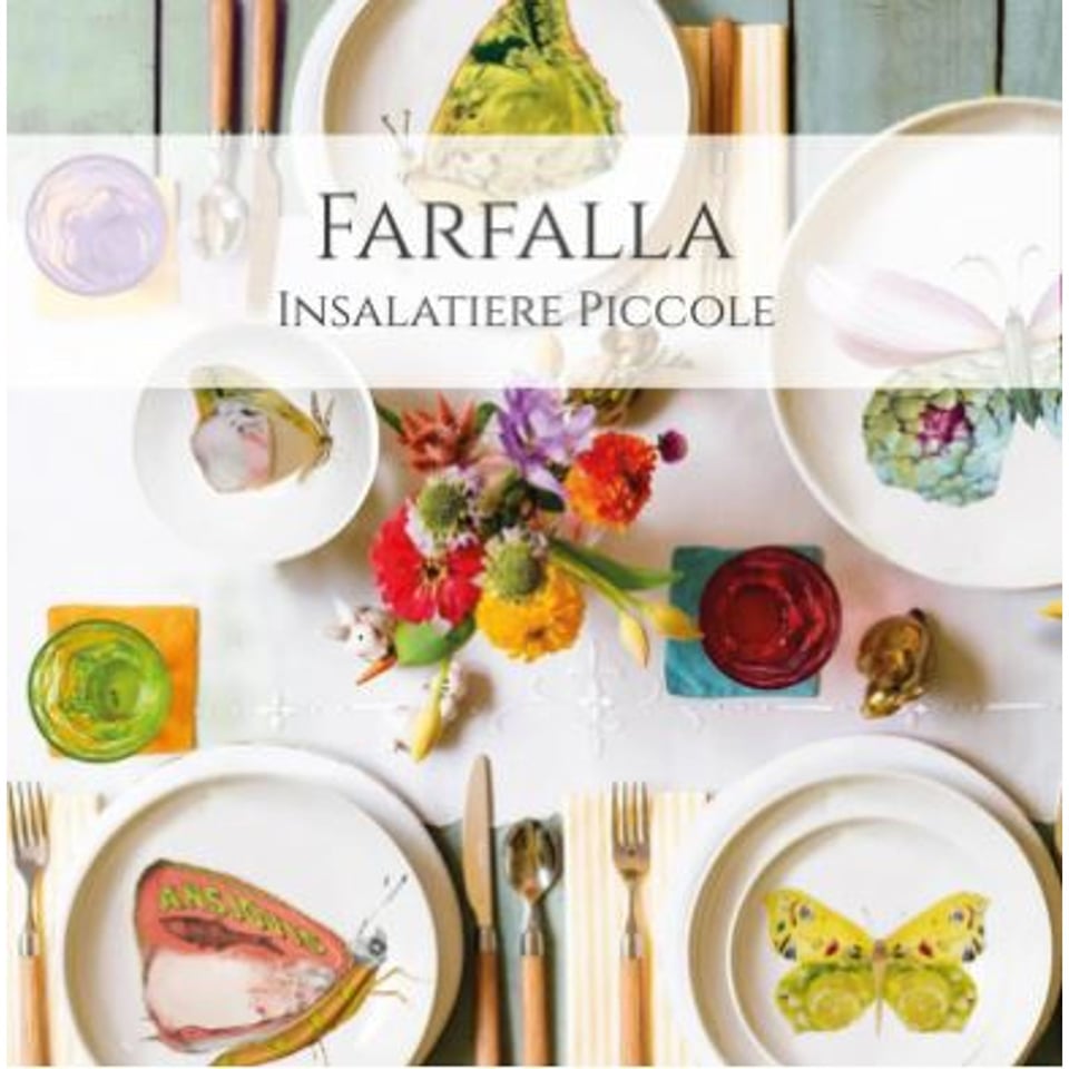 Farfalla -Insalatiere Piccole- Set Van 4 Schaaltjes