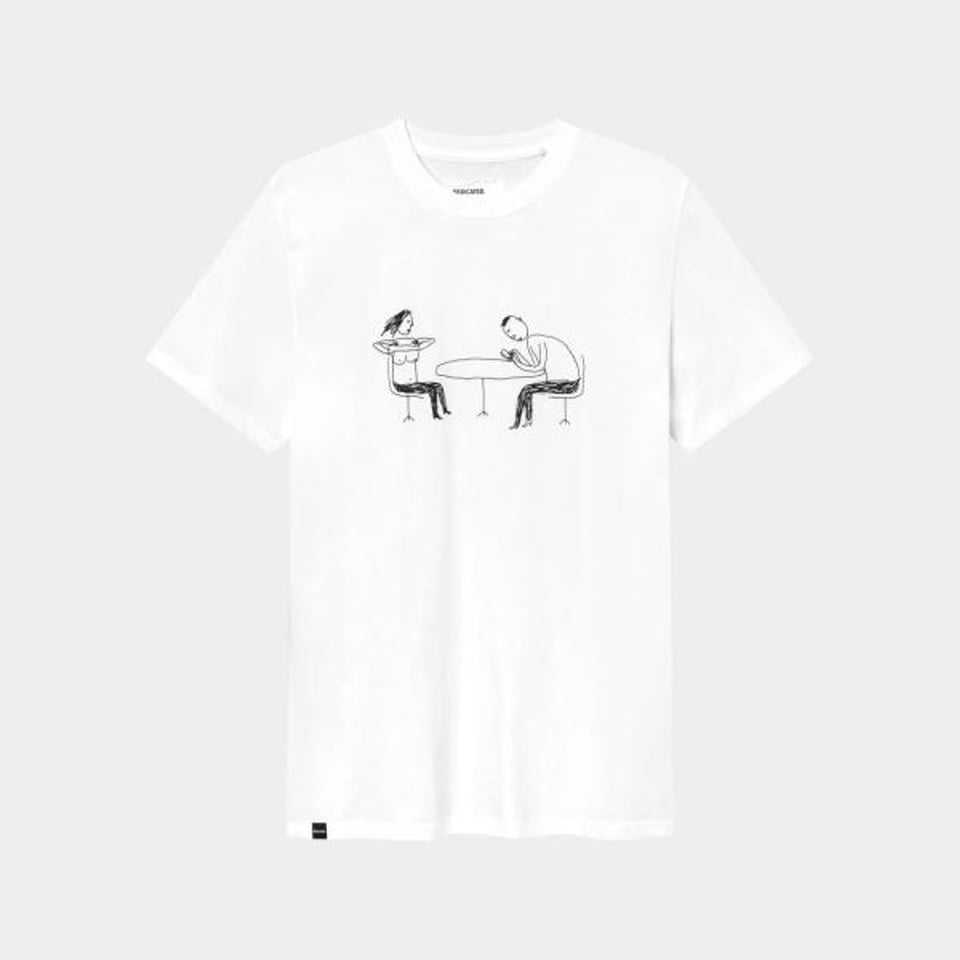 Dedicated T-Shirt Stockholm Phoney Date White