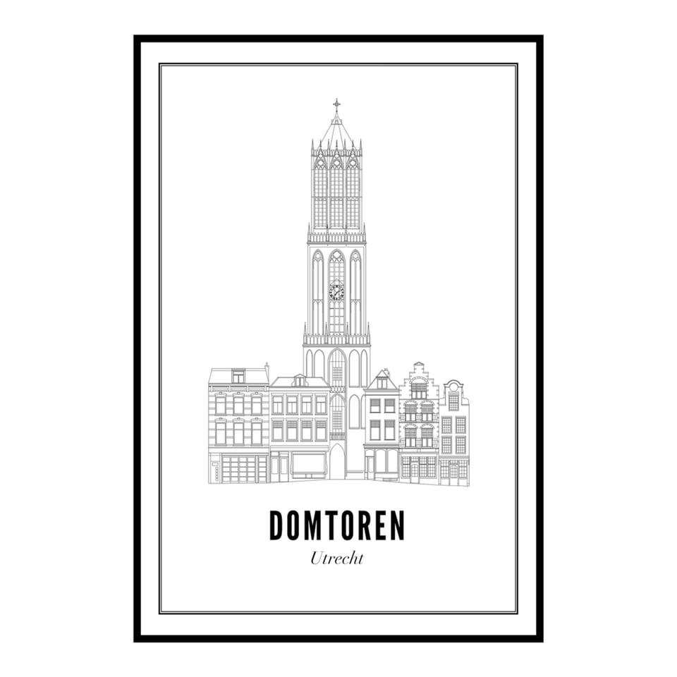 WIJCK. Utrecht 40x50 Domtoren