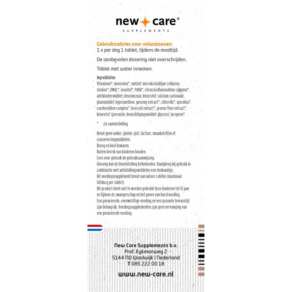 New Care Multivitamine Vegetarisch - 60 Tabletten