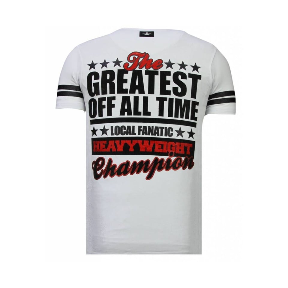 Greatest Of All Time Ali T-Shirt - Wit