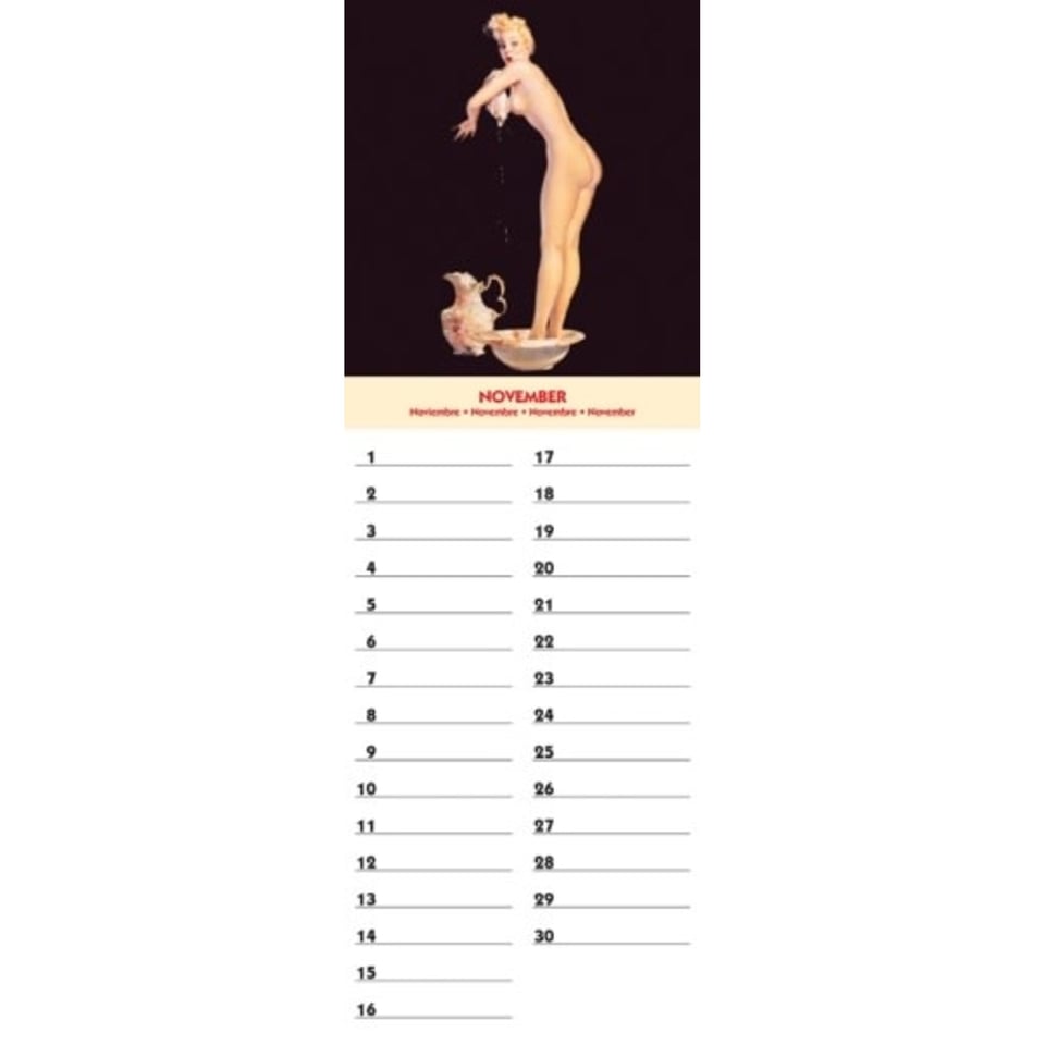 Pin Up History Verjaardagskalender