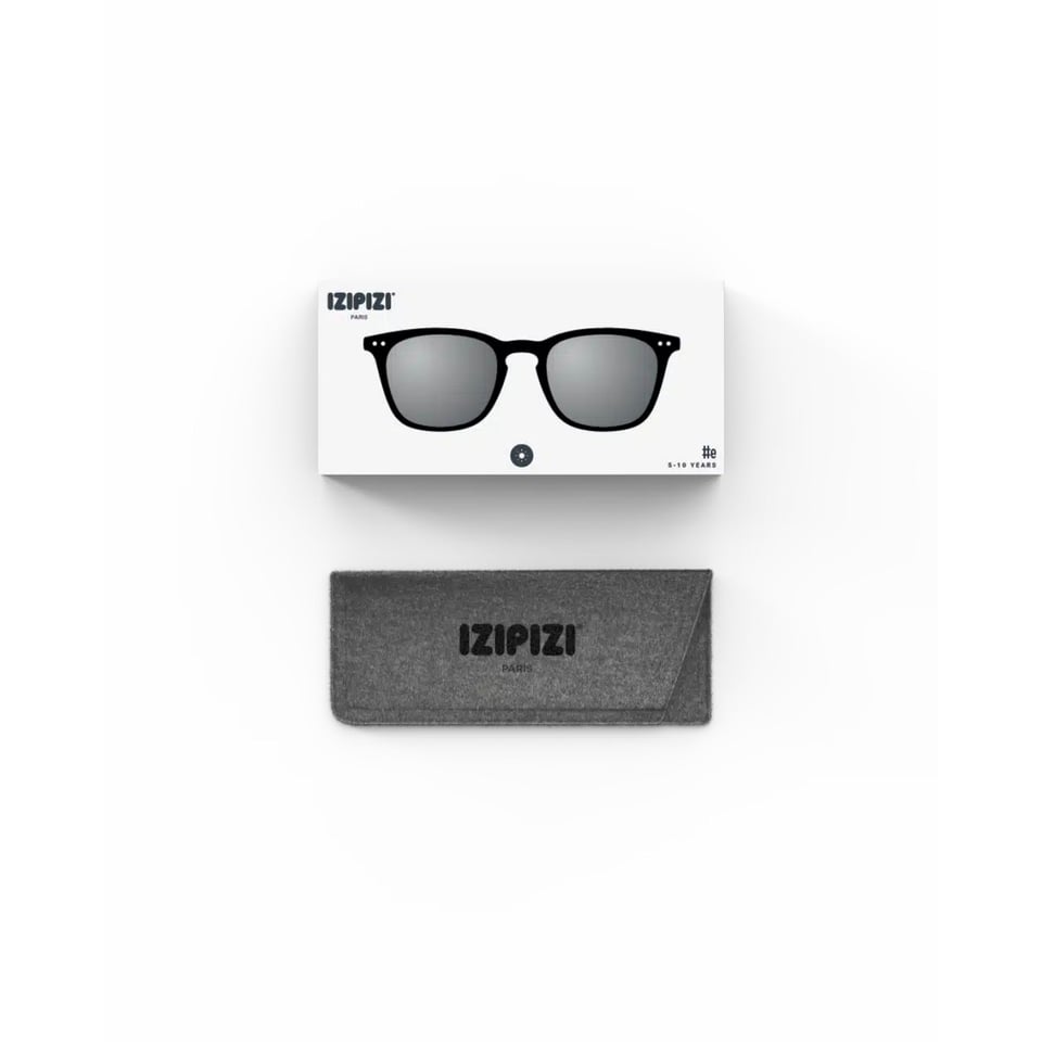 Izipizi Zonnebril Junior #E Black Soft Grey Lenses