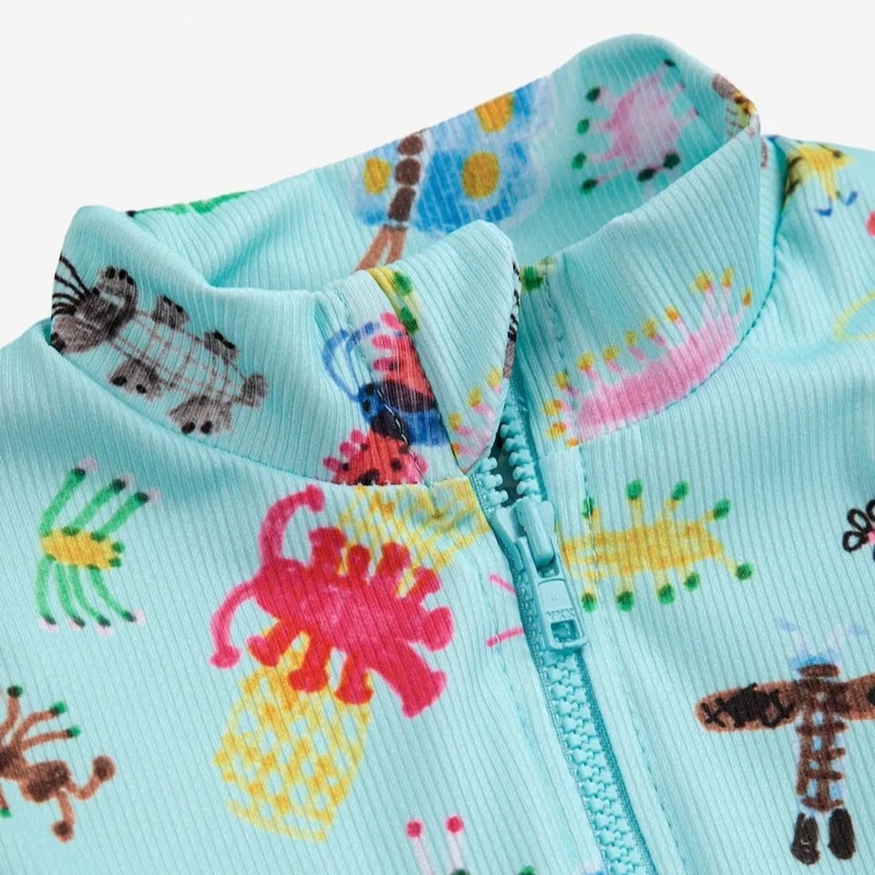 Bobo Choses Baby Funny Insects All Over Swim Overall