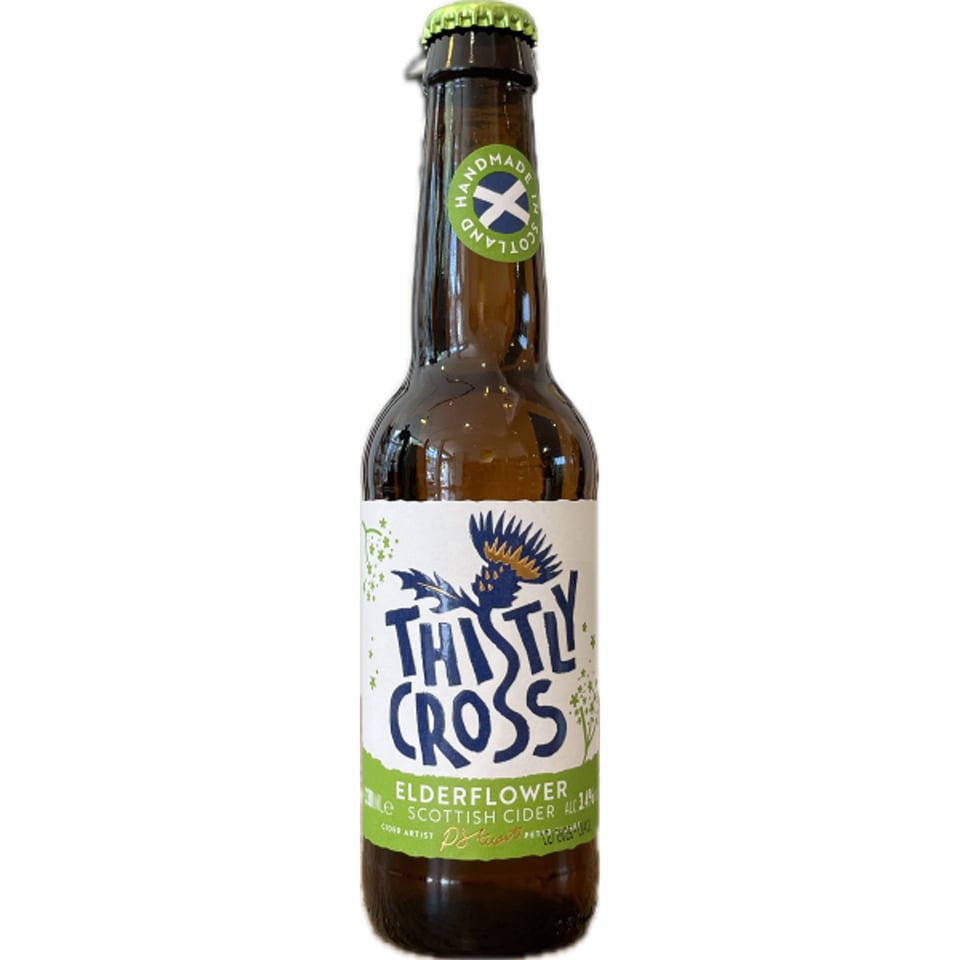 Thistly Cross Elderflower Cider Fles 330ml
