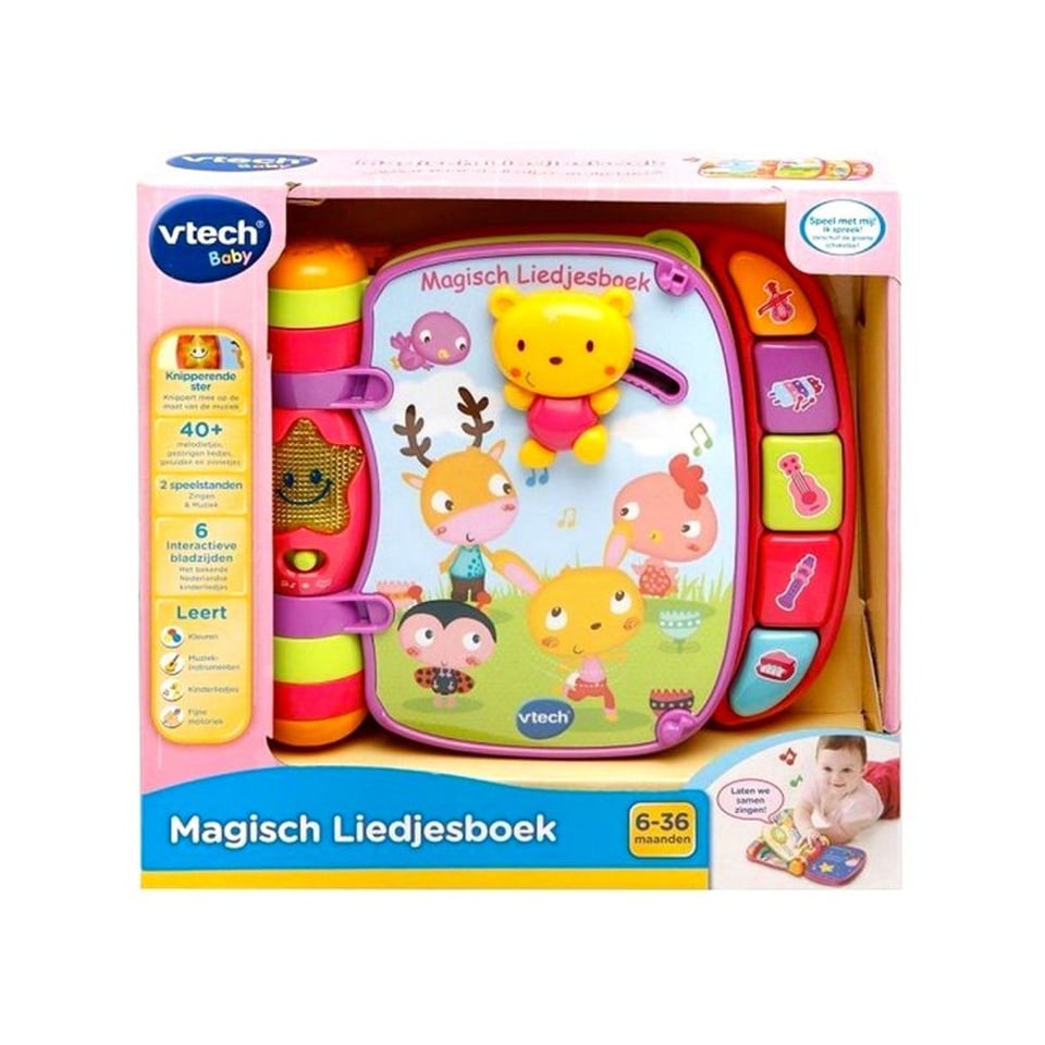 Vtech Magisch Liedjesboek Roze