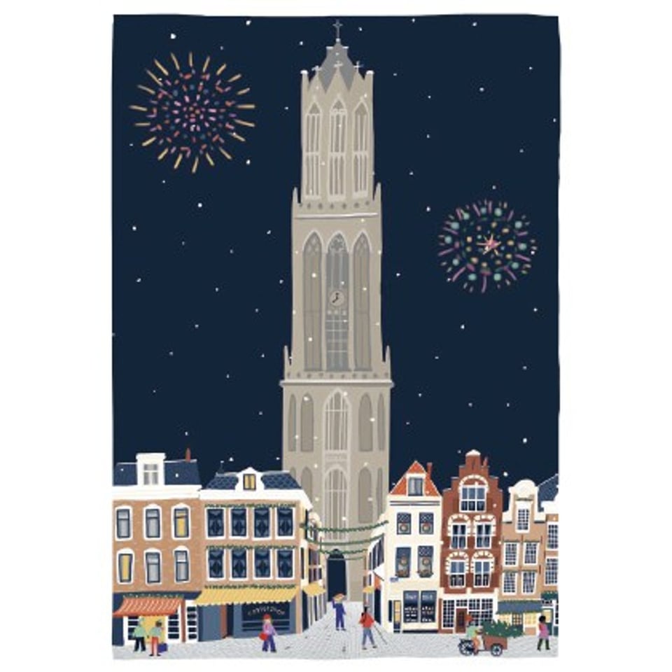 Set Van 8 Utrechtse Ansichtkaarten