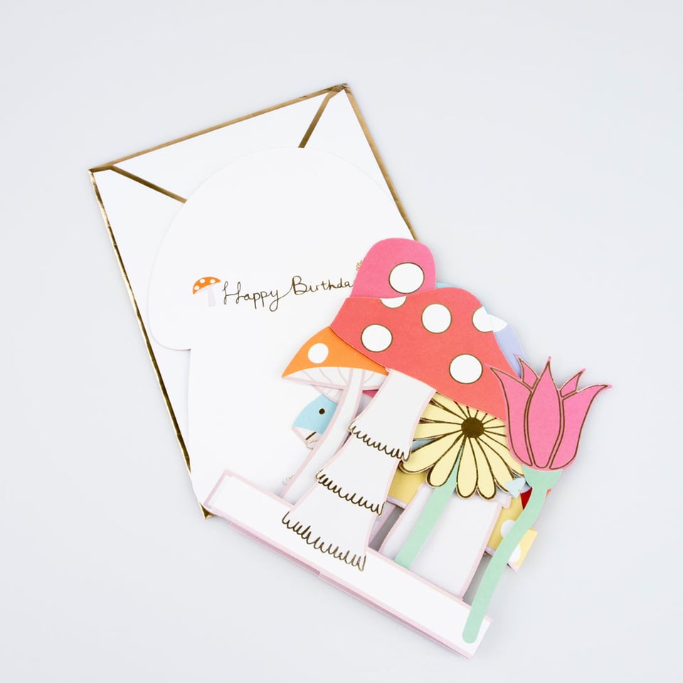 Meri Meri Mushroom Concertina Card