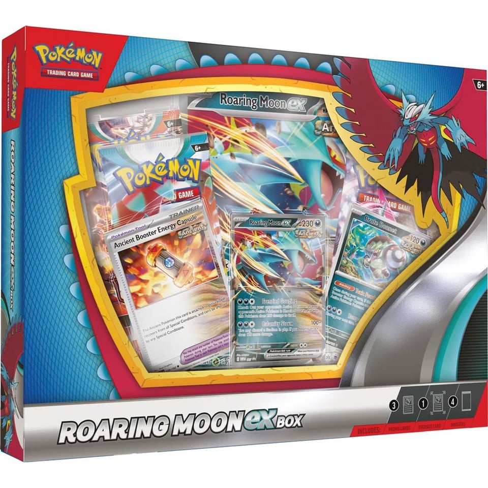 Pokémon Iron Valiant - Roaring Moon EX Box
