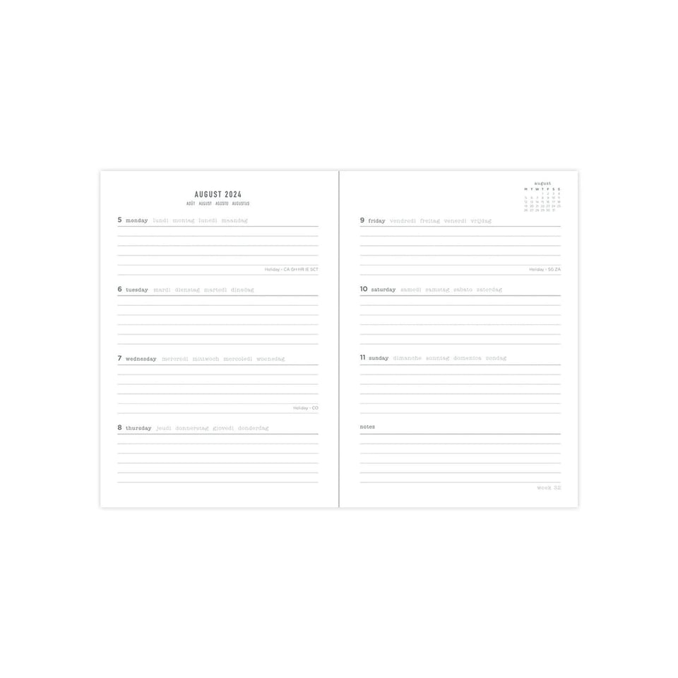 College Planner 2024-2025 Eco A6