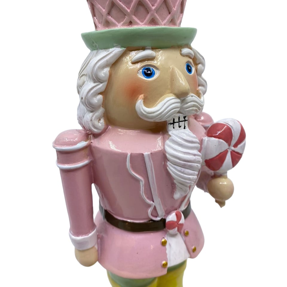 Beeld Notenkraker Candy Met Taart Pastel 9x28cm