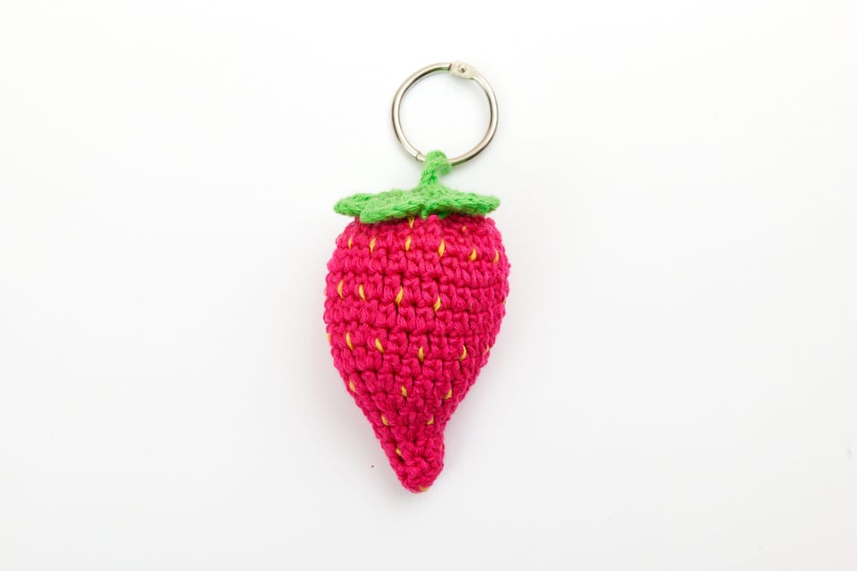 Strawberry Keychain