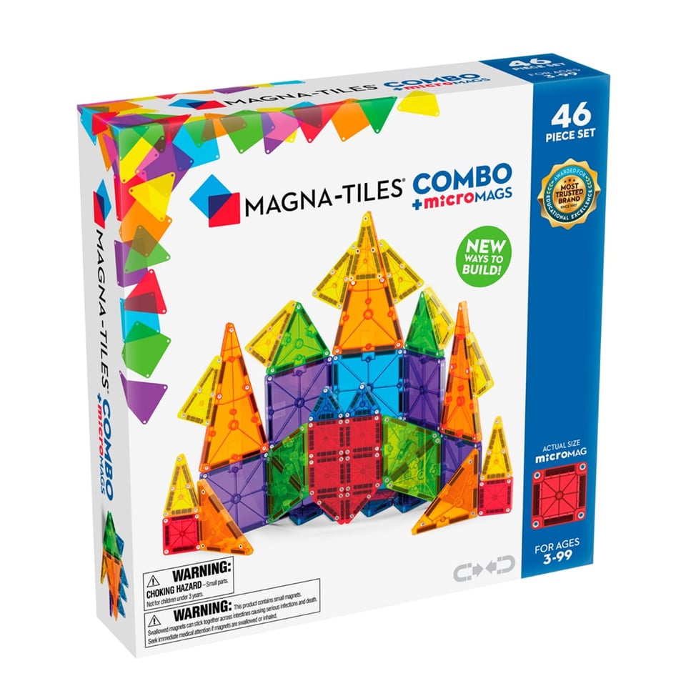 Magna-Tiles Combo - 46 Pcs