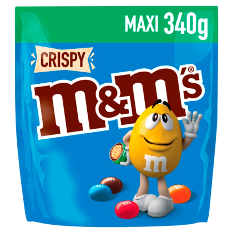 M&M'S Melk Chocolade Crispy Snoepjes Zak