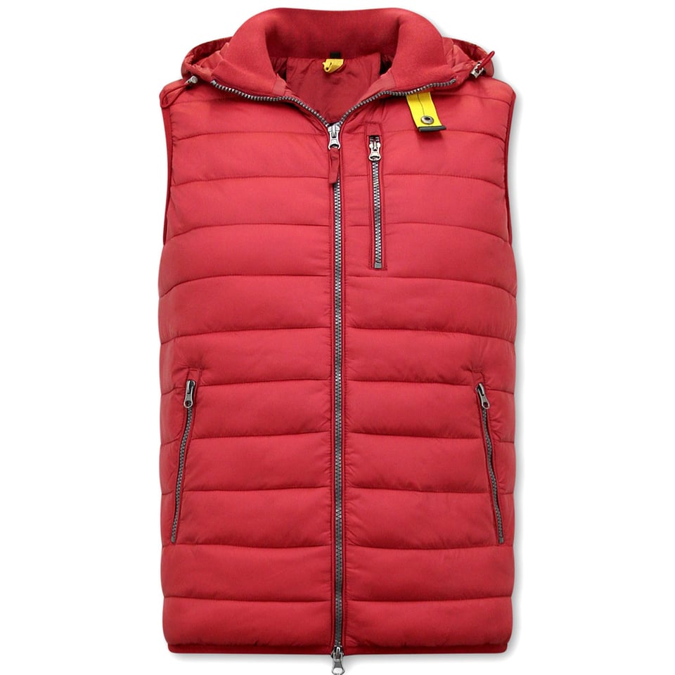 Trendy Bodywarmer Heren - Rood