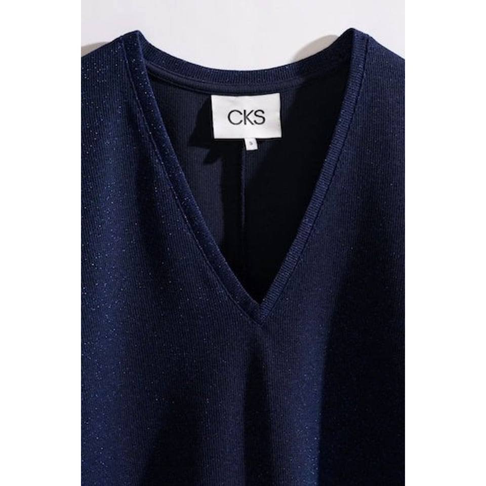 CKS t-shirt Eldodeep Blauw