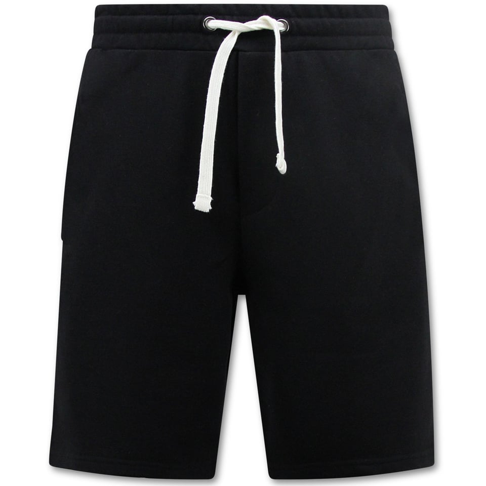 Hoodie Heren - Sweat Short Heren - SET - Zwart
