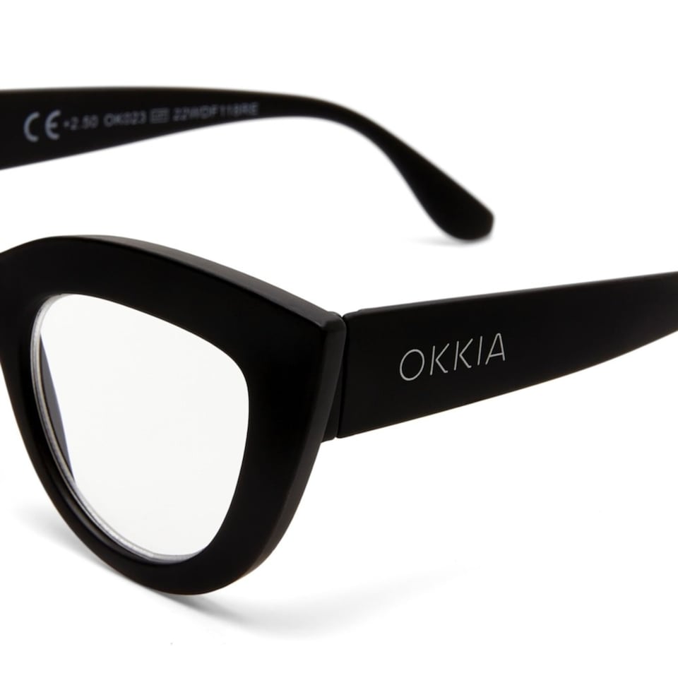 Leesbril CLAUDIA Cat-Eye Black OK023BK
