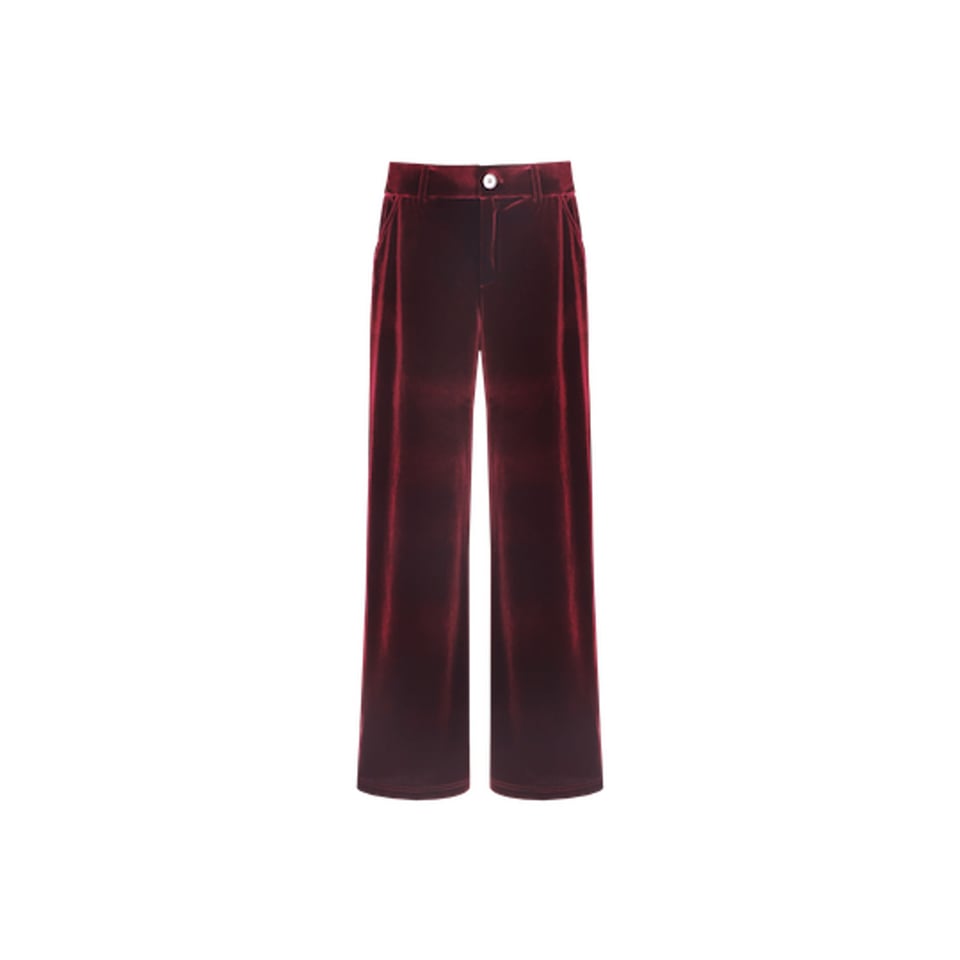 FLURESK Pants Carolie Wine Red