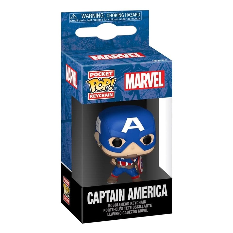 Pocket Pop! Keychain Marvel - Captain America