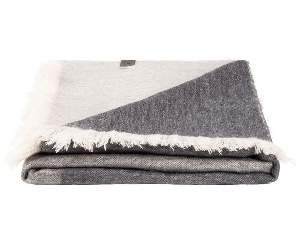 Bufandy sjaal grey marble alpaca