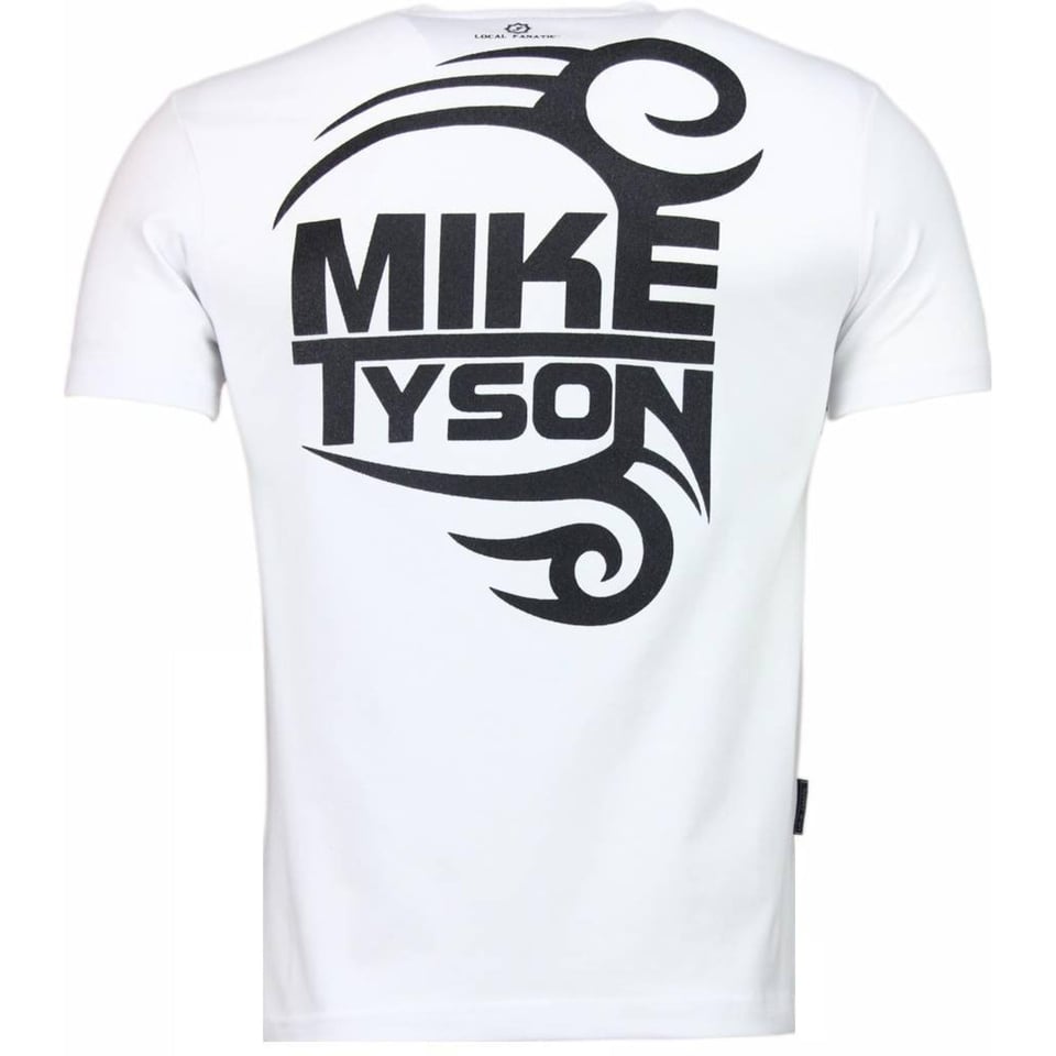 Mike Tyson Tribal - T-Shirt - Wit