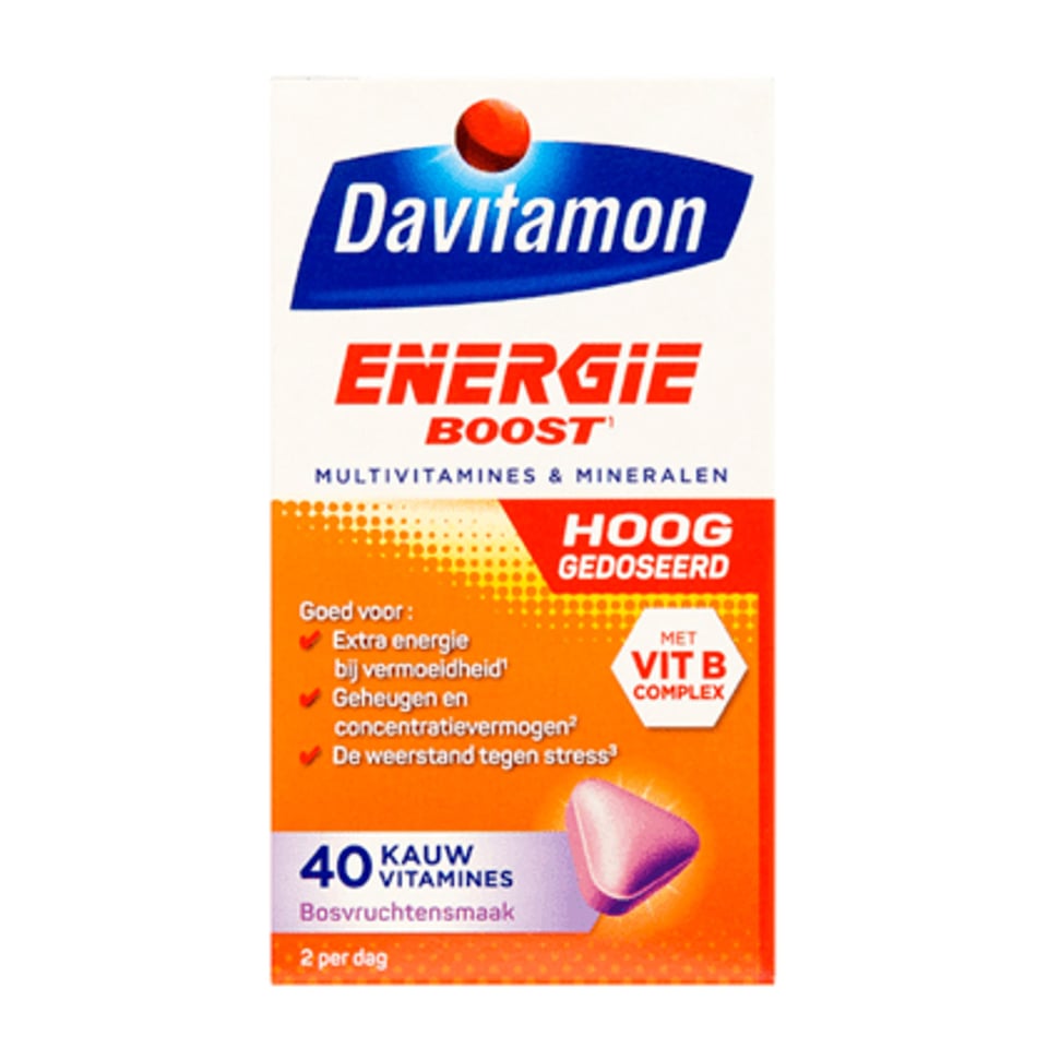Davitamon Vitamine Energie Kauwtablet