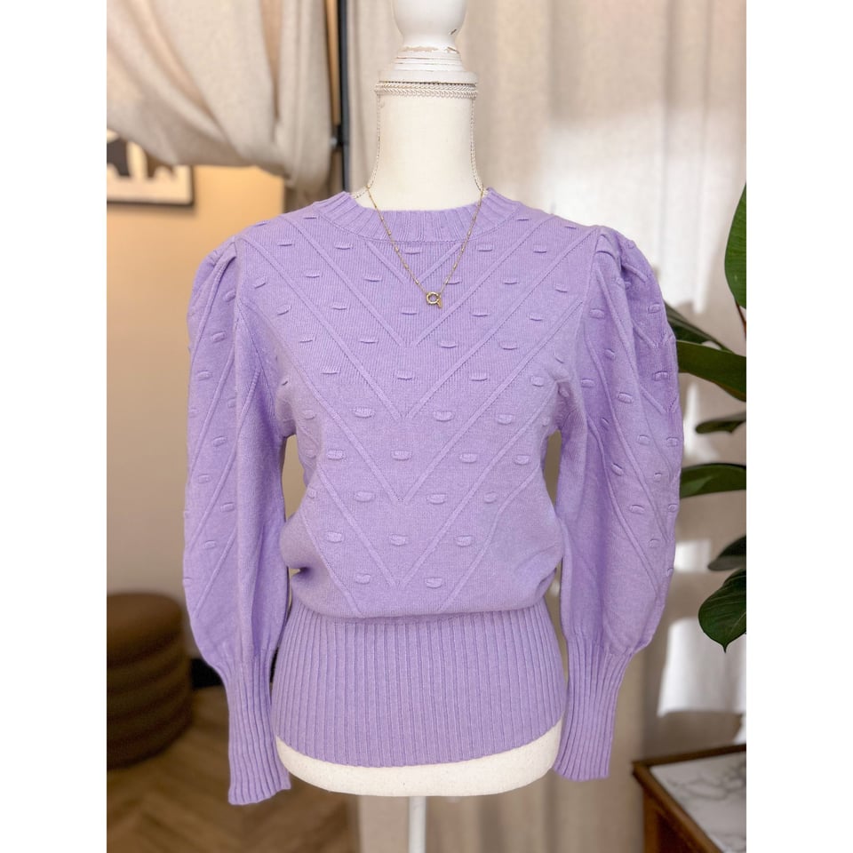 Viki knit - New Purple - OneSize 34, 36, 38, 40