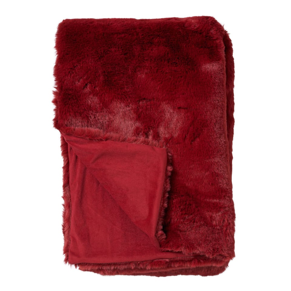 Plaid Zinzi Fake Fur 140x 80cm in 7 Kleuren
