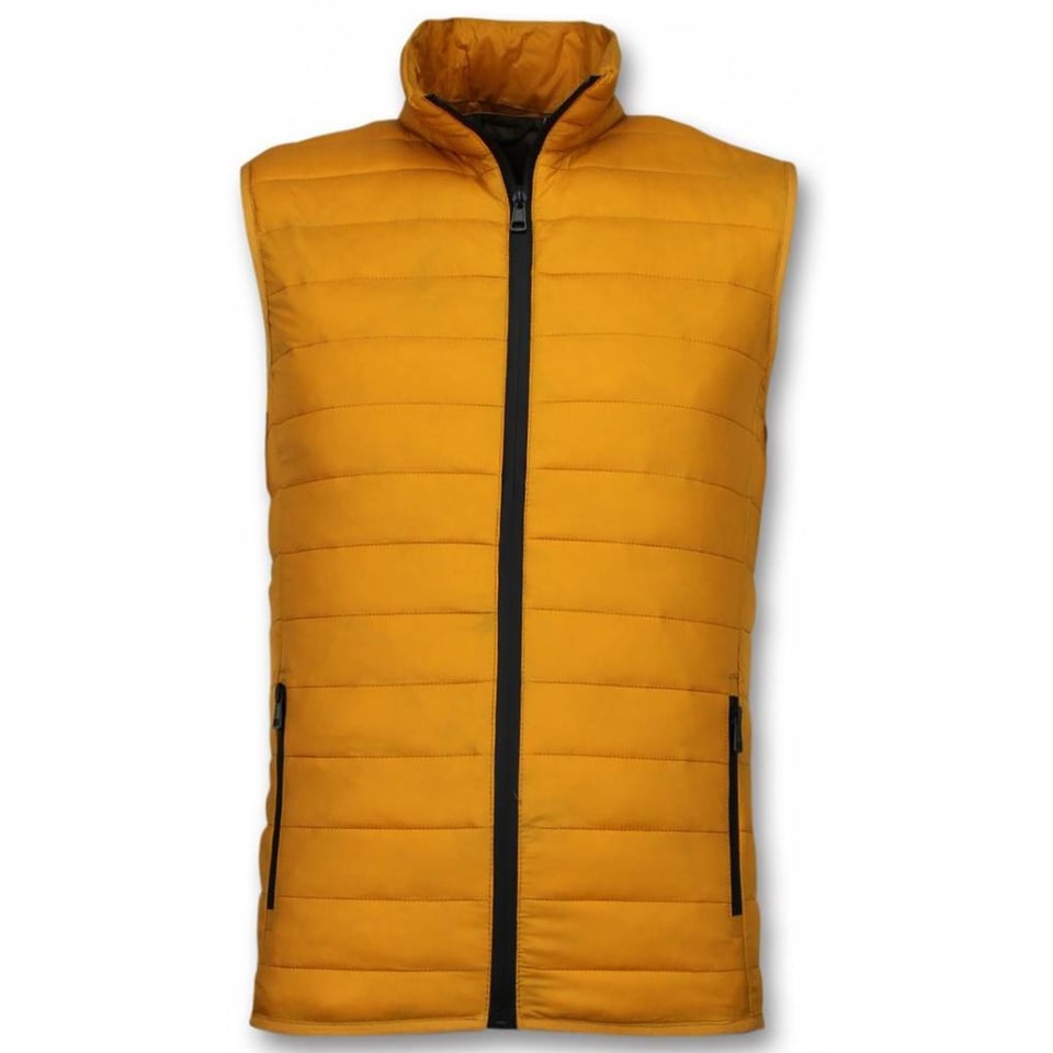 Bodywarmer Heren - Casual Bodywarmer - Geel