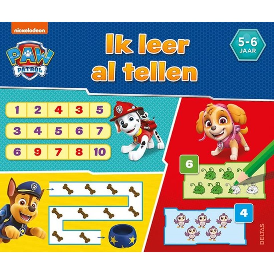 Paw Patrol Ik Leer Al Tellen (5-6 j.)